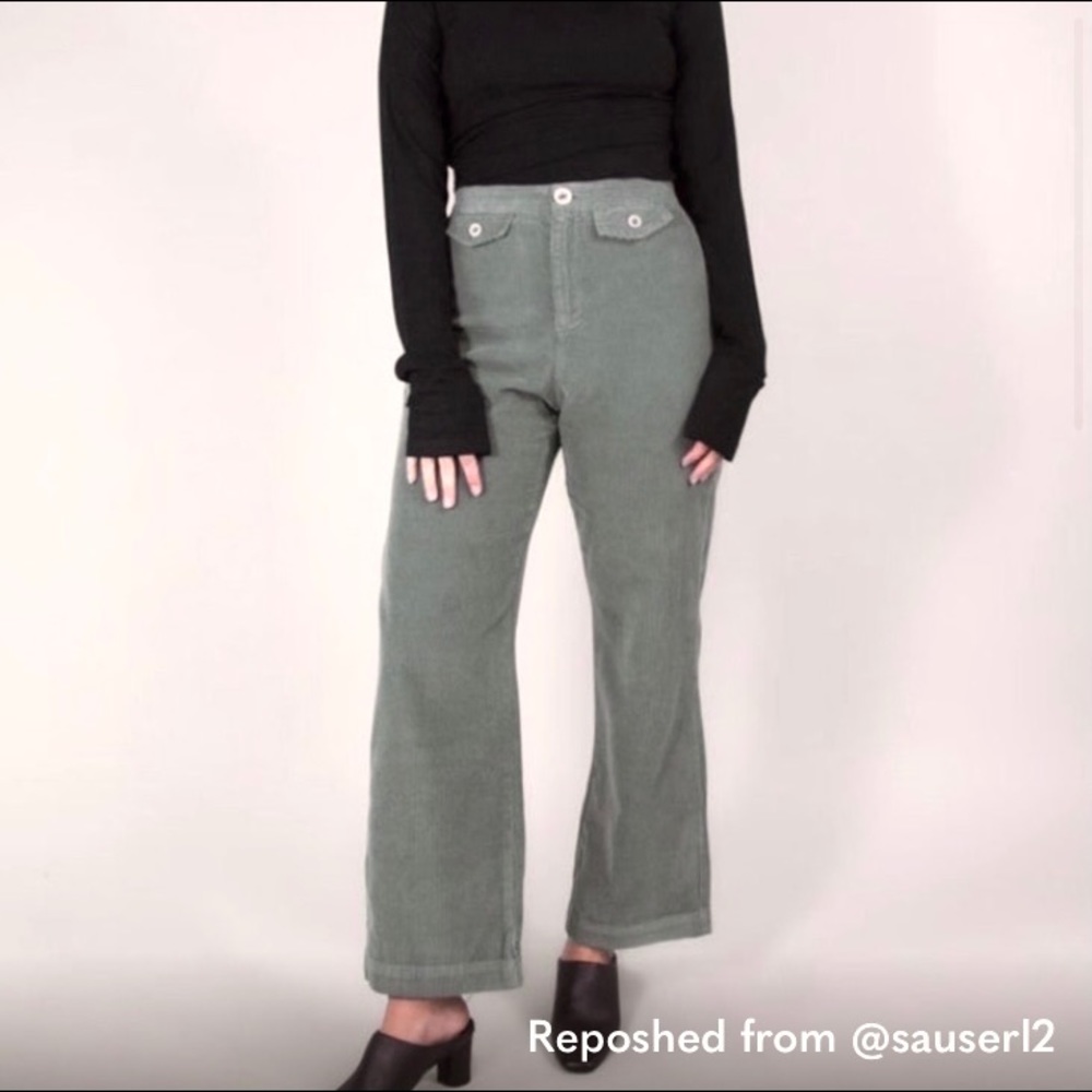 PALOMA WOOL Lagos Grey Cord Trousers Pants